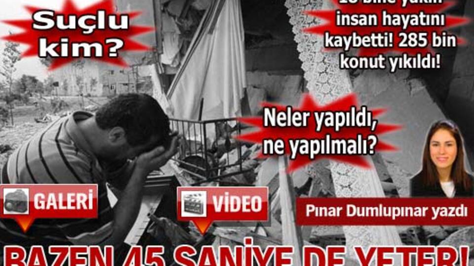 Bazen 45 saniye de yeter!