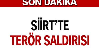 Siirt'te terör saldırısı!