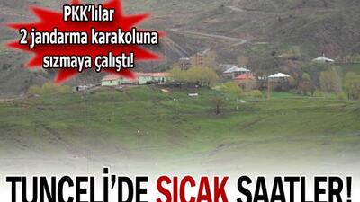 PKK'lılar iki karakola sızmak istedi!
