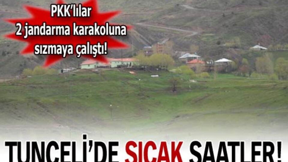 PKK'lılar iki karakola sızmak istedi!