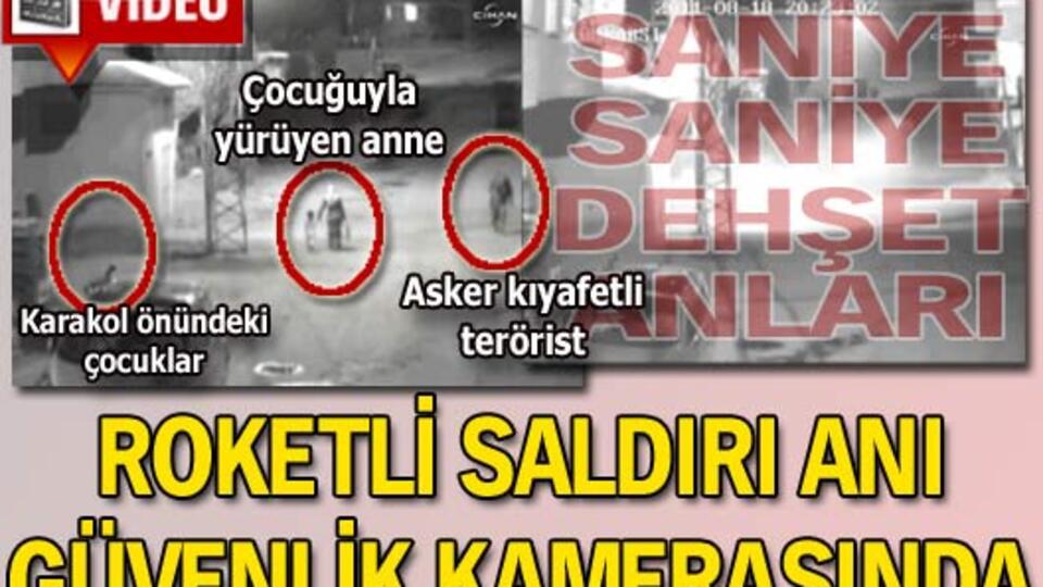 Siirt'teki saldırı güvenlik kamerasında! VİDEO