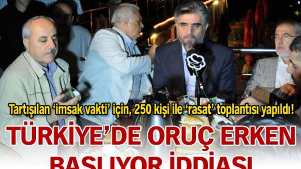 Türkiye'de oruç erken başlıyor iddiası!