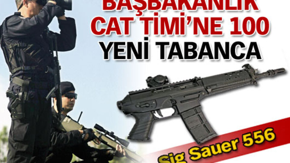 CAT Timi'ne 100 yeni tabanca