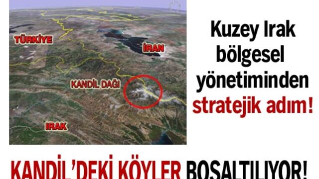 Kandil'deki köyler boşaltılıyor!