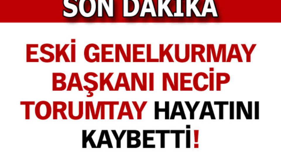 Necip Torumtay vefat etti