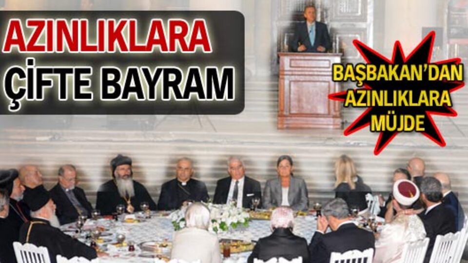 Azınlıklara çifte bayram