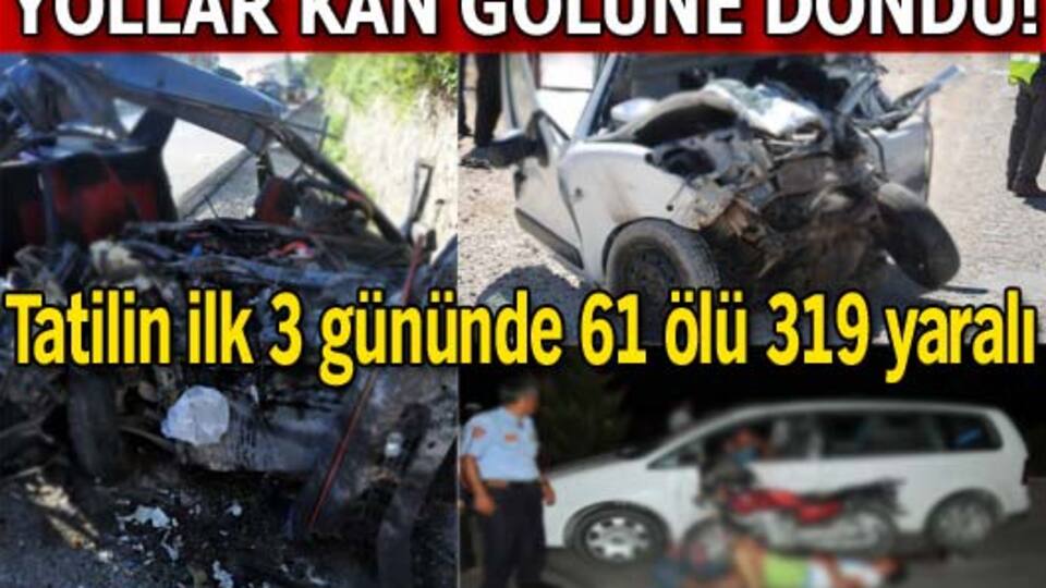 Yollar kan gölüne döndü!