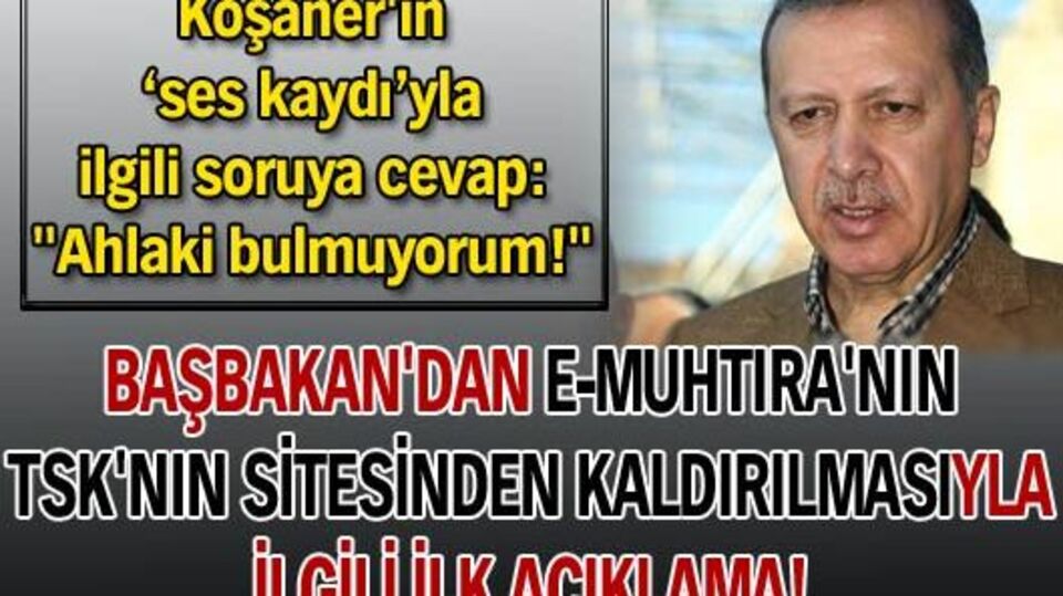 Başbakan'dan muhtıranın kaldırılmasıyla ilgili açıklama!