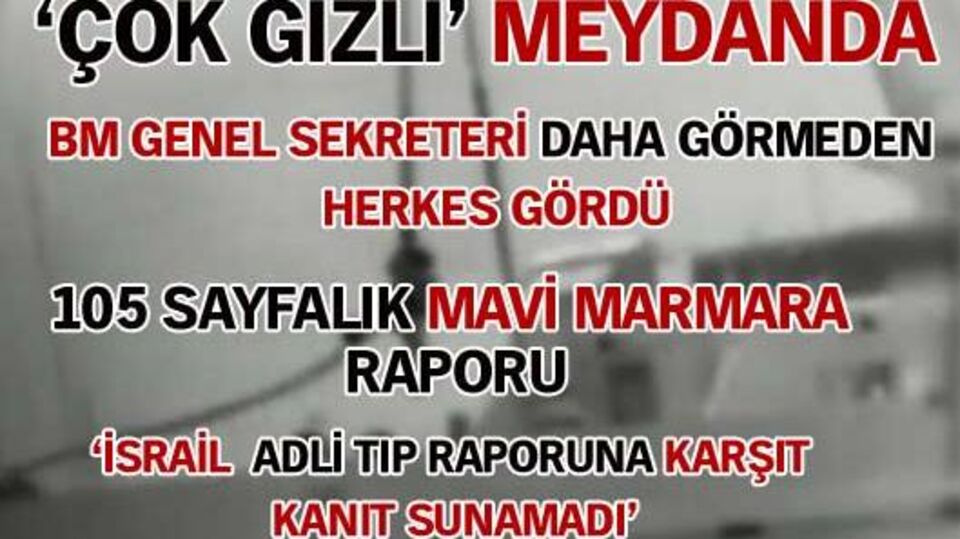 'Çok gizli' meydanda