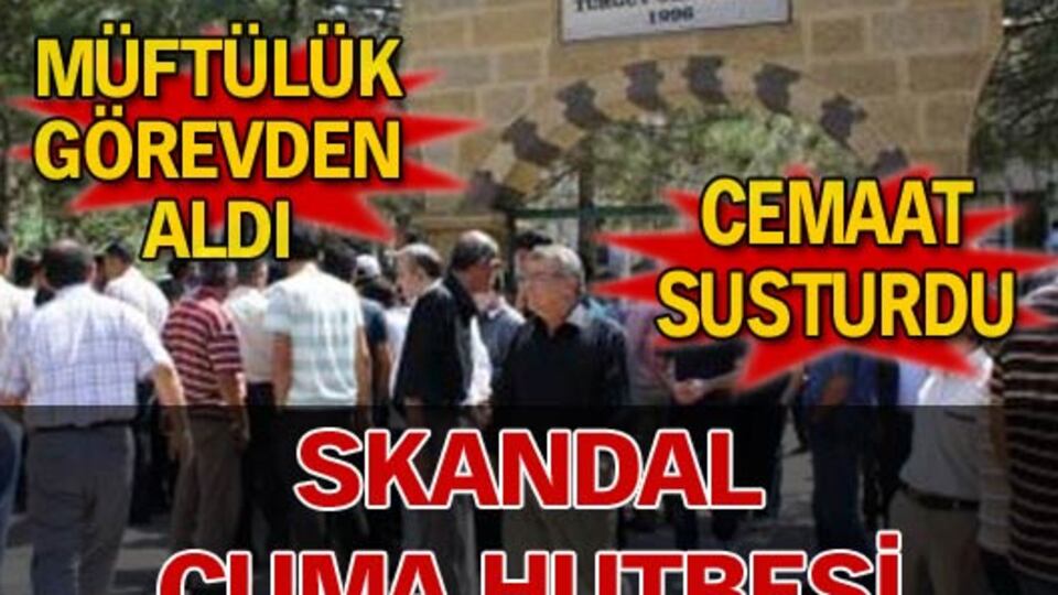 Skandal Cuma hutbesi