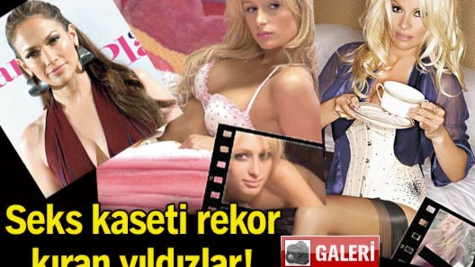 Seks kaseti rekor kıran yıldızlar! GALERİ