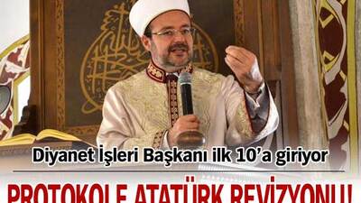 Protokole Atatürk revizyonu!