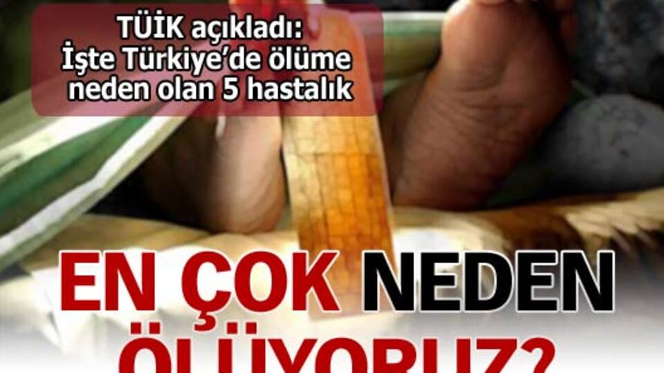 En çok neden ölüyoruz? TÜİK açıkladı!