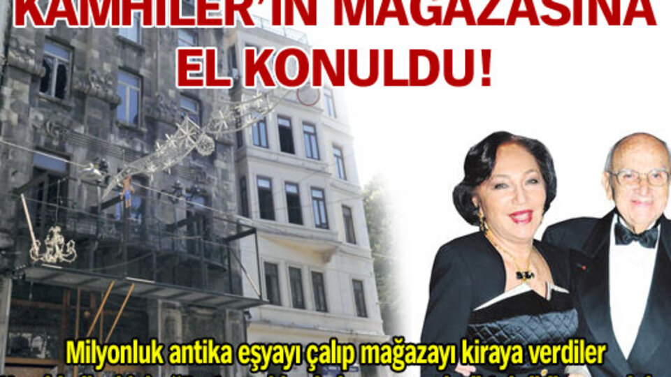 Kamhiler'in mağazasına gasp!