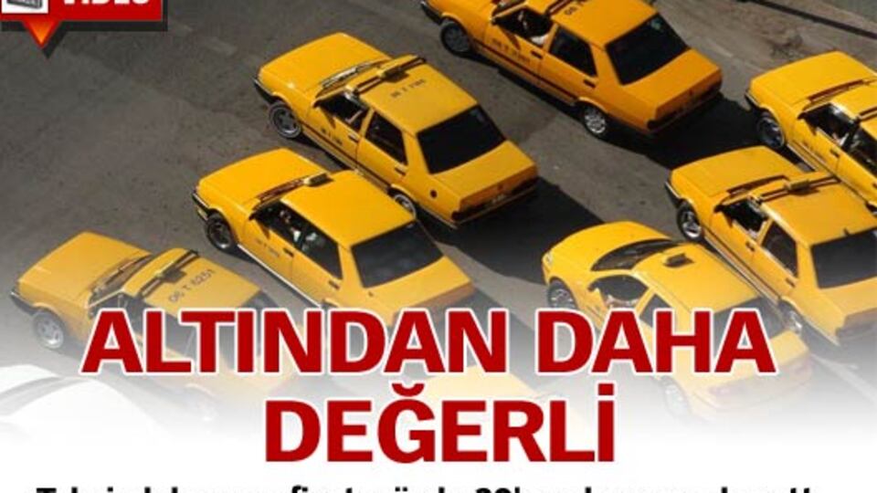 En gözde yatırım aracı taksi plakası VİDEO