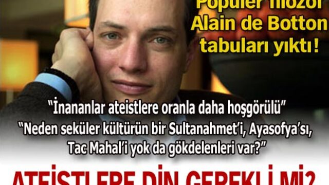 Ateistler için din gerekli mi?