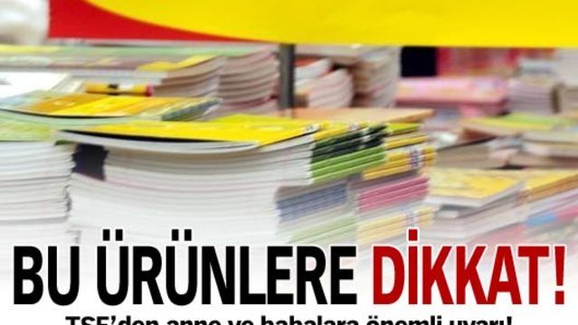 Kırtasiye malzemelerine dikkat!