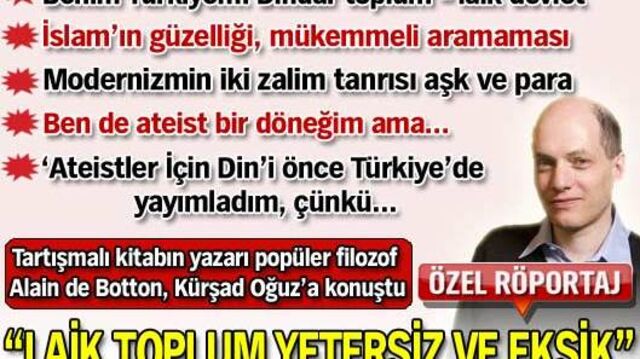 "Dinin etkileyici cevapları var"