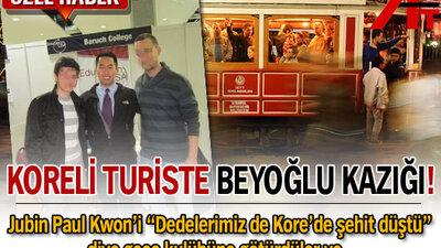 Koreli turiste Beyoğlu kazığı!