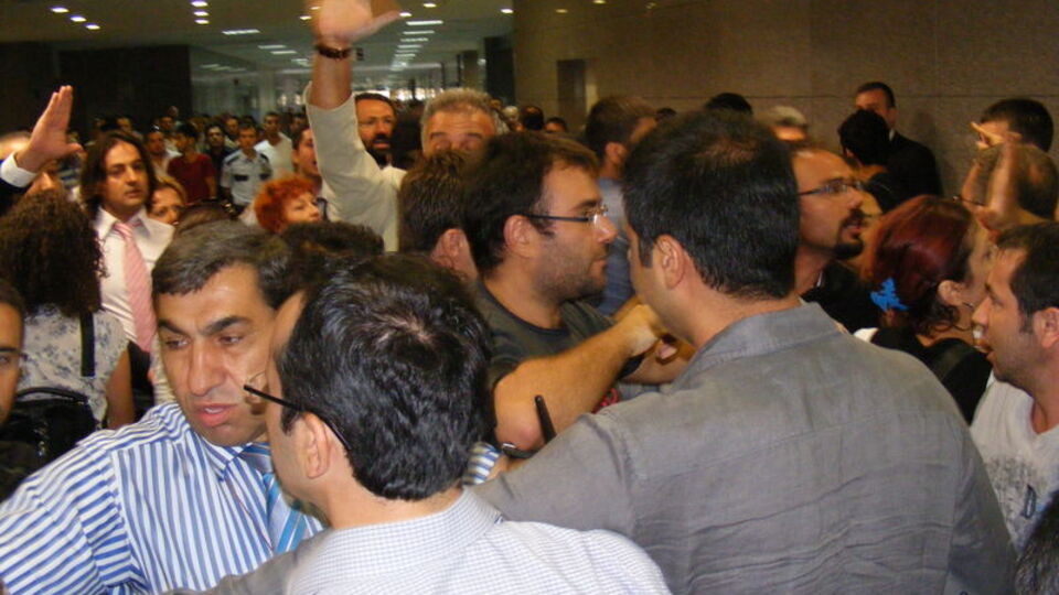 Çağlayan Adliyesinde arbede