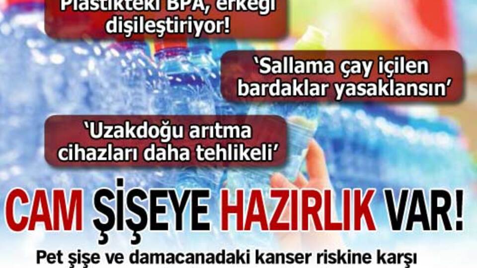 Cam şişeye hazırlık var!