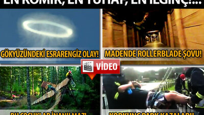 Gökyüzünde esrarengiz olay! VİDEO