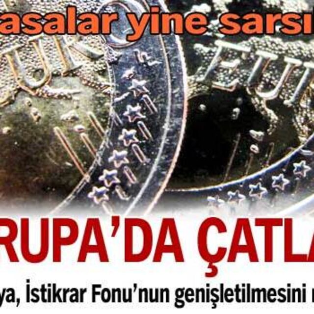 Avrupa'da çatlak!