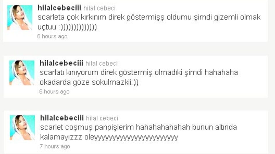 Hilal Cebeci, Scarlett'e karşı! GALERİ