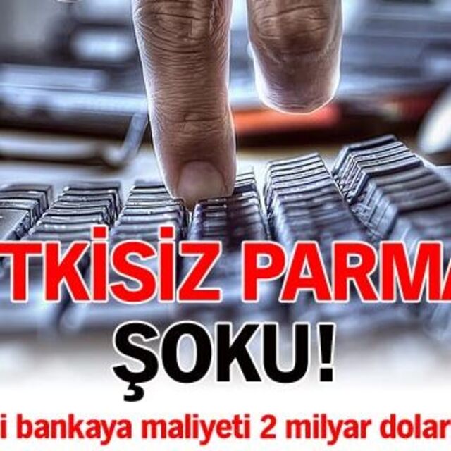 Bu da yetkisiz parmak şoku!