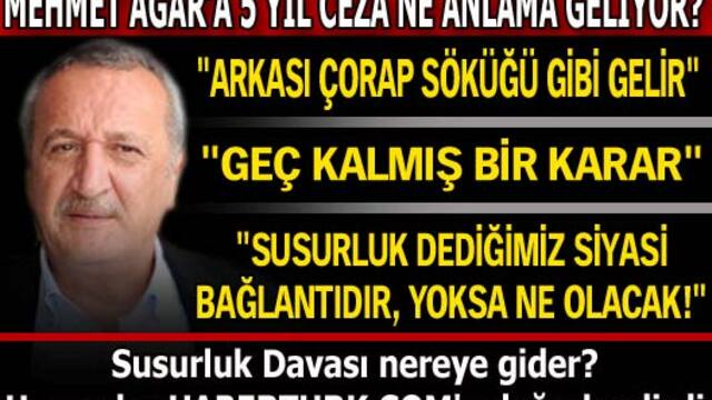 Mehmet Ağar'a 5 yıl ceza ne anlama geliyor?