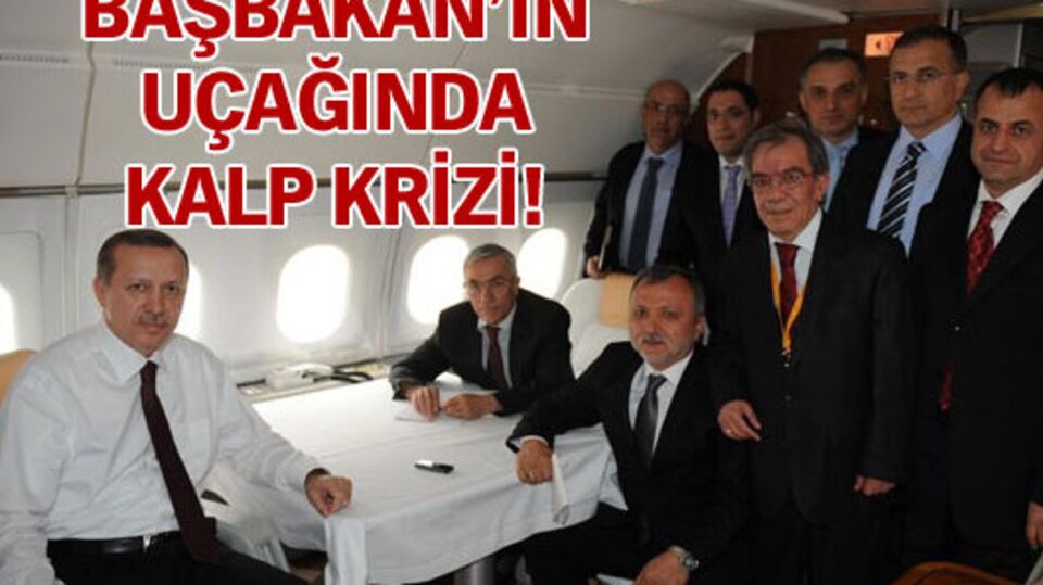 Başbakan'ın uçağında kalp krizi!