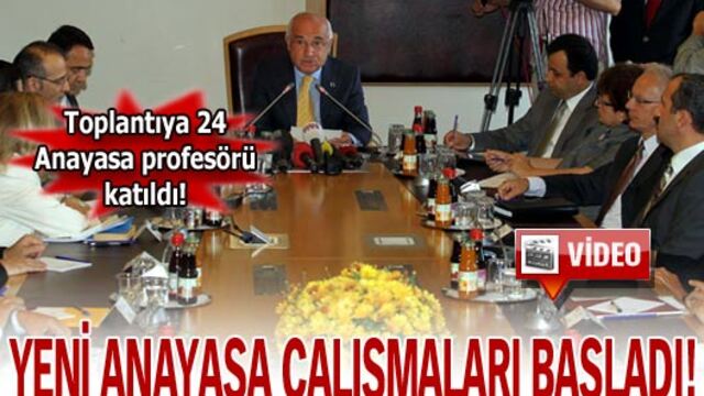 Yeni Anayasa çalışmaları başladı! VİDEO
