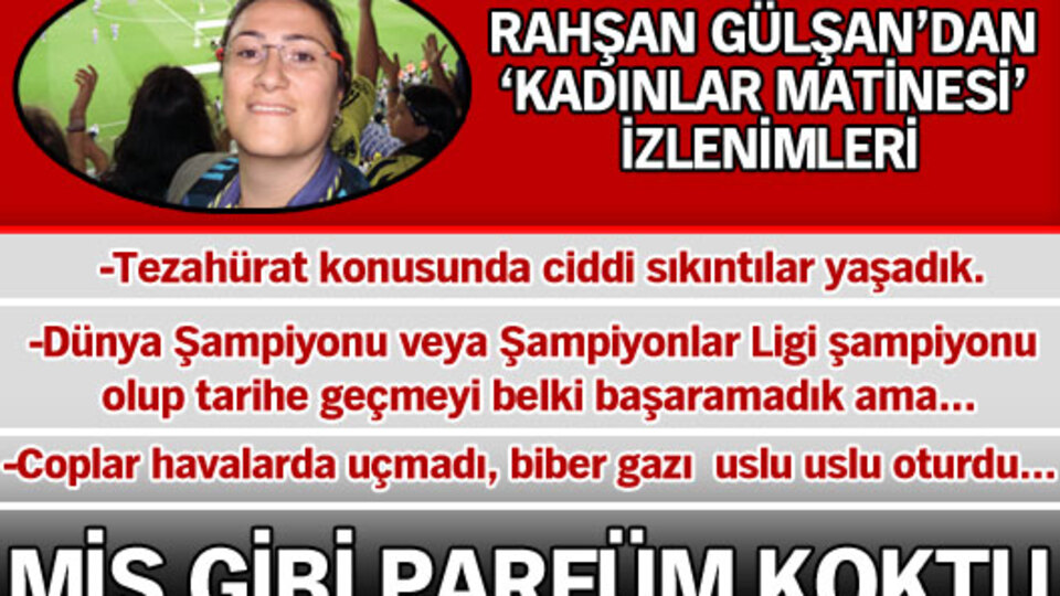 Mis gibi parfüm koktu!