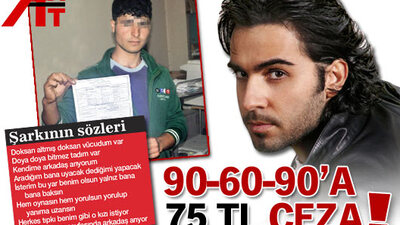 90-60-90'a 75 TL ceza!