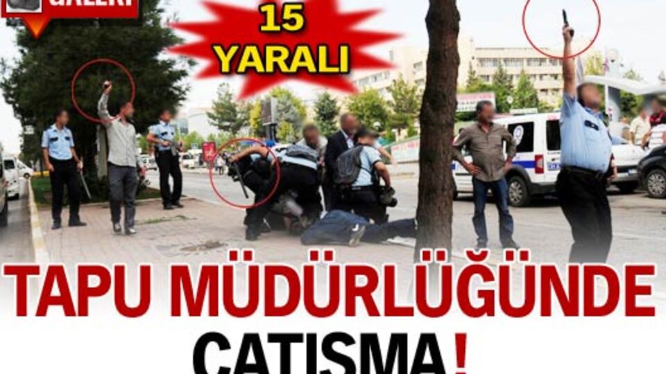 Tapu müdürlüğünde çatışma!