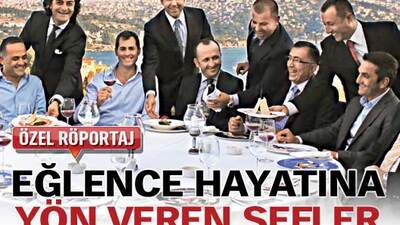 Eğlence hayatına yön veren şefler