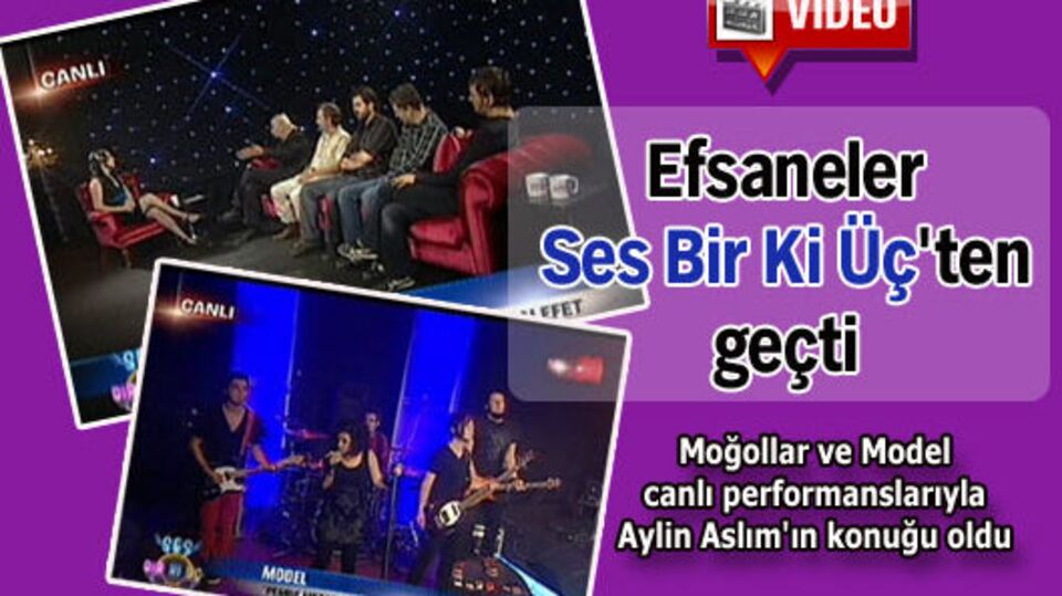Efsaneler 'Ses Bir Ki Üç'ten geçti