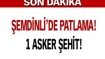 Şemdinli'de patlama!
