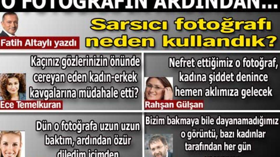 O fotoğrafın ardından...