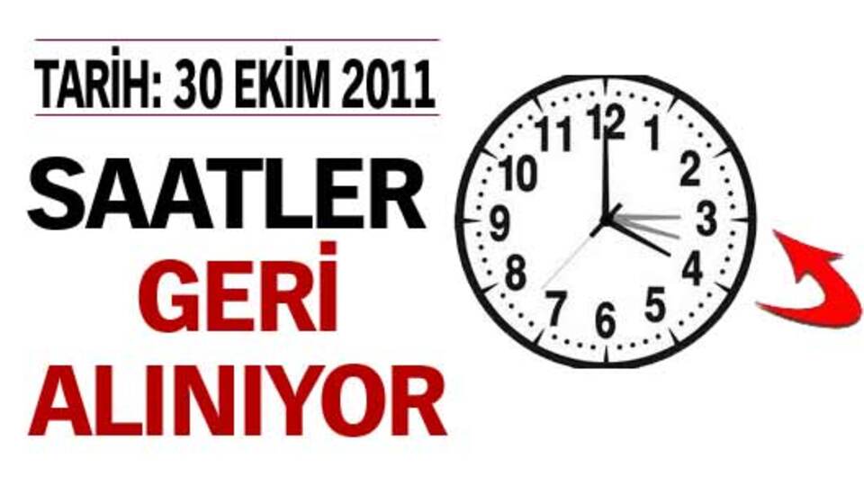 Kış saati uygulaması geliyor!
