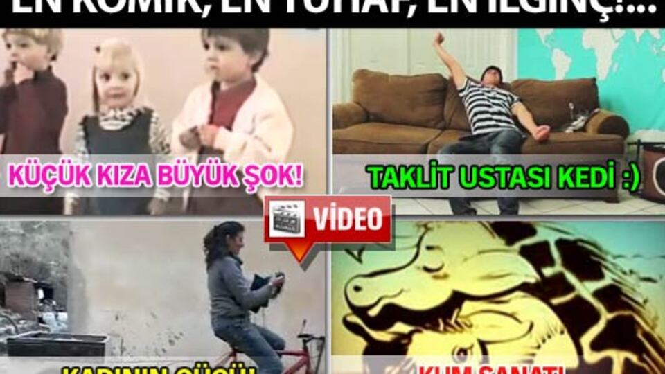 En komik, en tuhaf, en ilginç! VİDEO