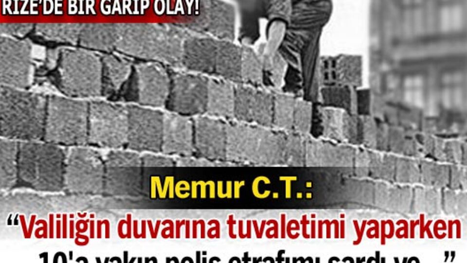 Rize'de bir garip olay!