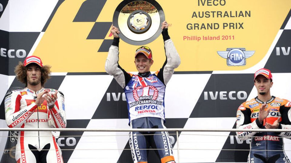 MotoGP'de şampiyon Stoner!