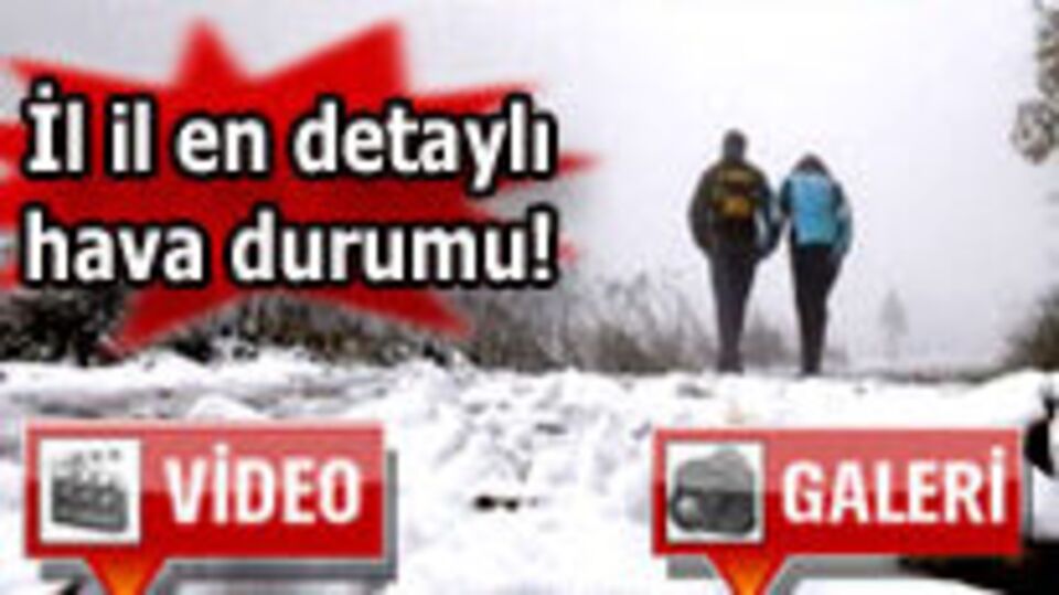 Ve beklenen kar geldi!