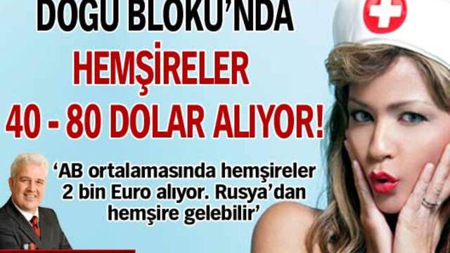 Doğu Bloku'nda hemşireler aylık 40-80 dolar alıyor