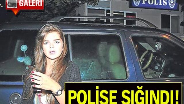 Gazetecilerden kaçıp polise sığındı GALERİ