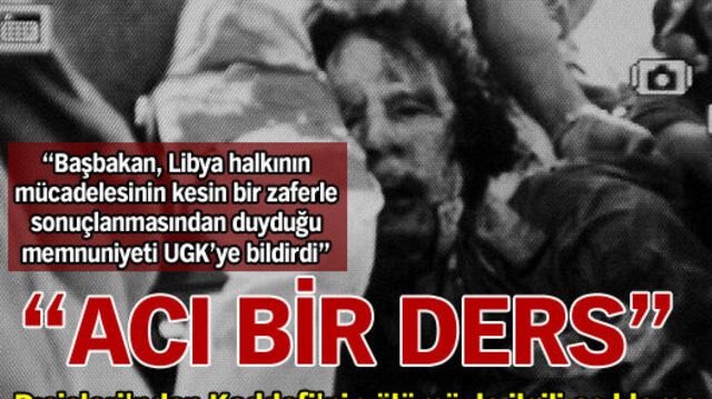 "Acı bir ders"