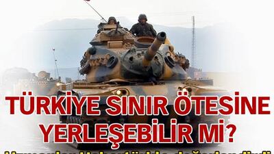 Türk askeri Kuzey Irak'ta tampon bölge oluşturmalı mı?