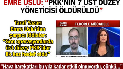 "PKK'nın 7 yöneticisi öldürüldü!" iddiası