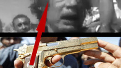 Kaddafi nasıl öldü: Altın silah mı koruması mı?